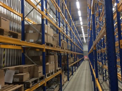 SIA "DELVE 2", Biznesa parker "ABAVA", Riga - Demontering og montering av pallehyller 5